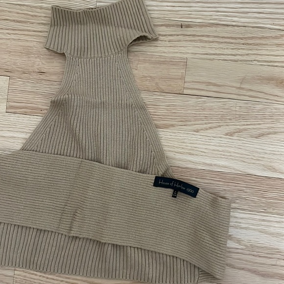 House of Harlow 1960 - Heather Halter Top - Toffee - XS - Picture 6 of 6